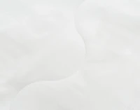 Silk Filled Mattress Protector, White,