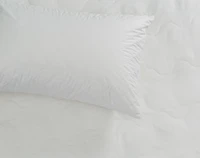 Silk Filled Pillow Protector, White,