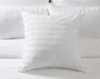 Kailua Euro Sham, White, 26" x 26"