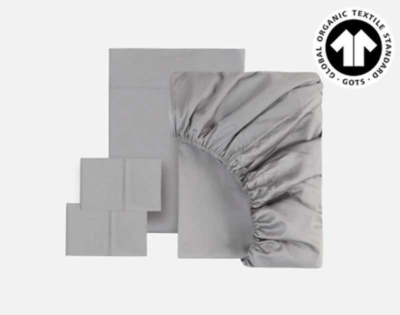 300TC Organic Cotton Sheet Set