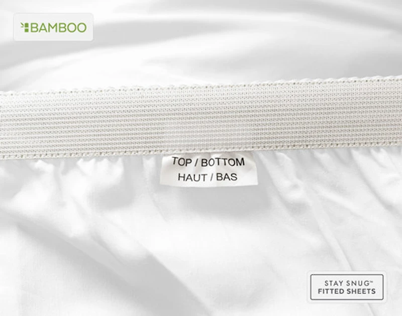 310TC Bamboo Cotton Fitted Sheet