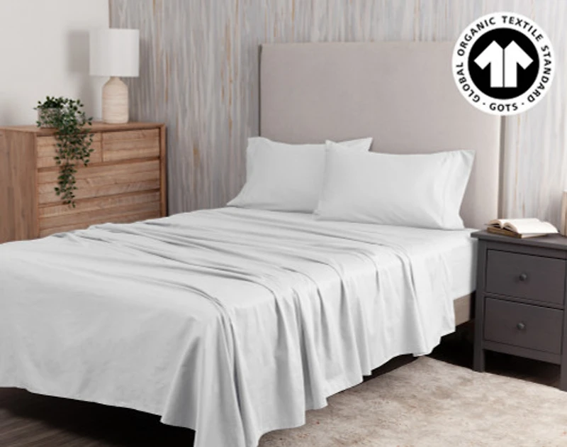 300TC Organic Cotton Sheet Set