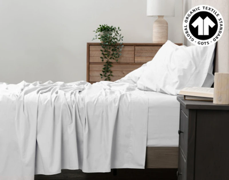 300TC Organic Cotton Sheet Set