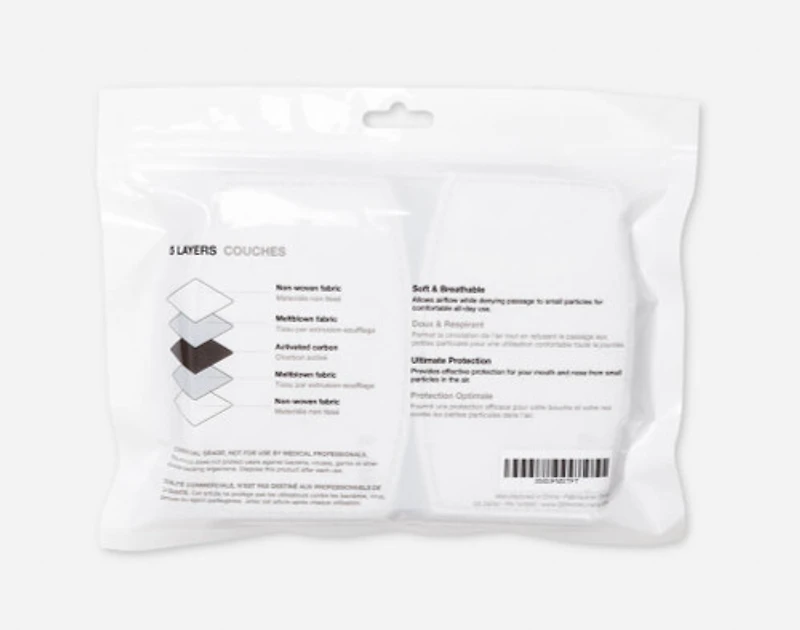 PM2.5 Face Mask Replacement Filters