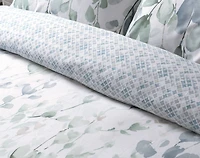 Della Duvet Cover, TENCEL Lyocell, Botanical, Green,