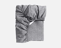 Signature Vintage Washed European Linen Fitted Sheet