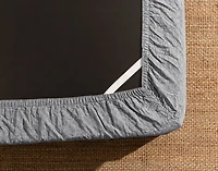 Signature Vintage Washed European Linen Fitted Sheet