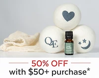 Linen Love Wool Dryer Ball Set & Essential Oil Laundry Blend