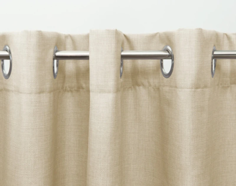 Linen Look Blackout Drapery Panel - Sand