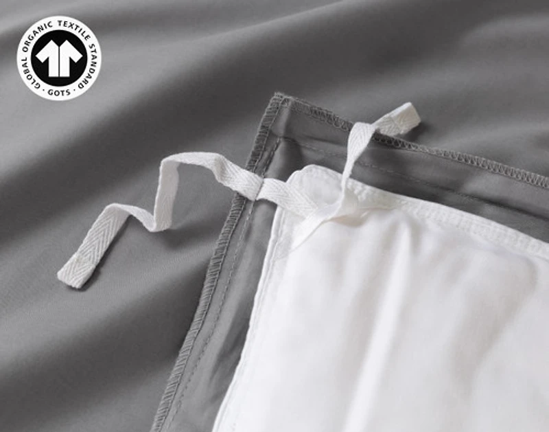 300TC Organic Cotton Duvet Cover
