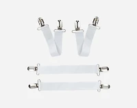 Sheet Strap Set, White