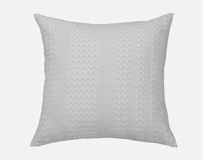 Waffle Cotton Euro Sham