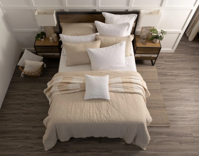 Stonehaven Duvet Cover, Cotton, Scenic, Beige,