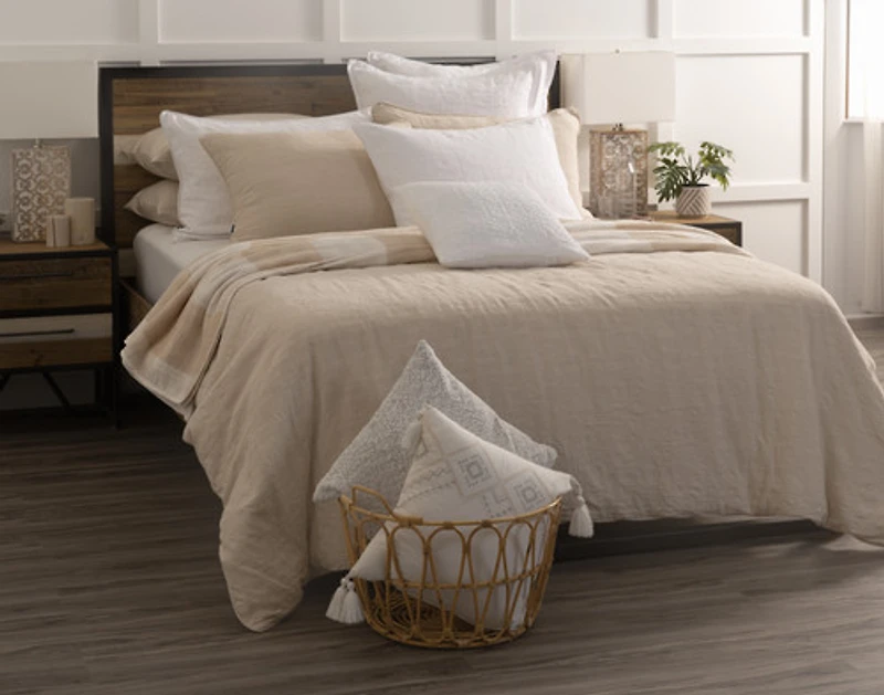 Stonehaven Duvet Cover, Cotton, Scenic, Beige,