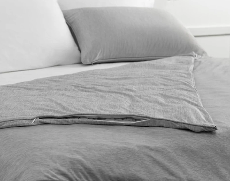 Cool Touch Weighted Blanket Cover, Grey