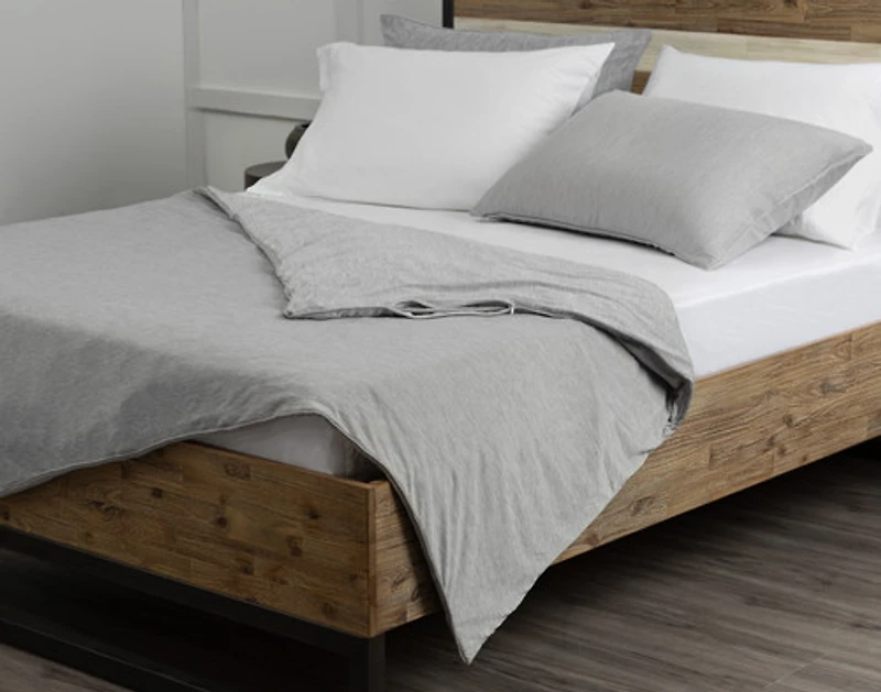 Cool Touch Weighted Blanket Cover, Grey