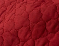Lattice Ruby Quilt Set, Red, King