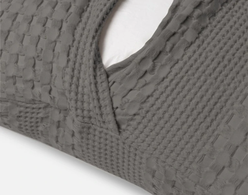 Waffle Cotton Euro Sham
