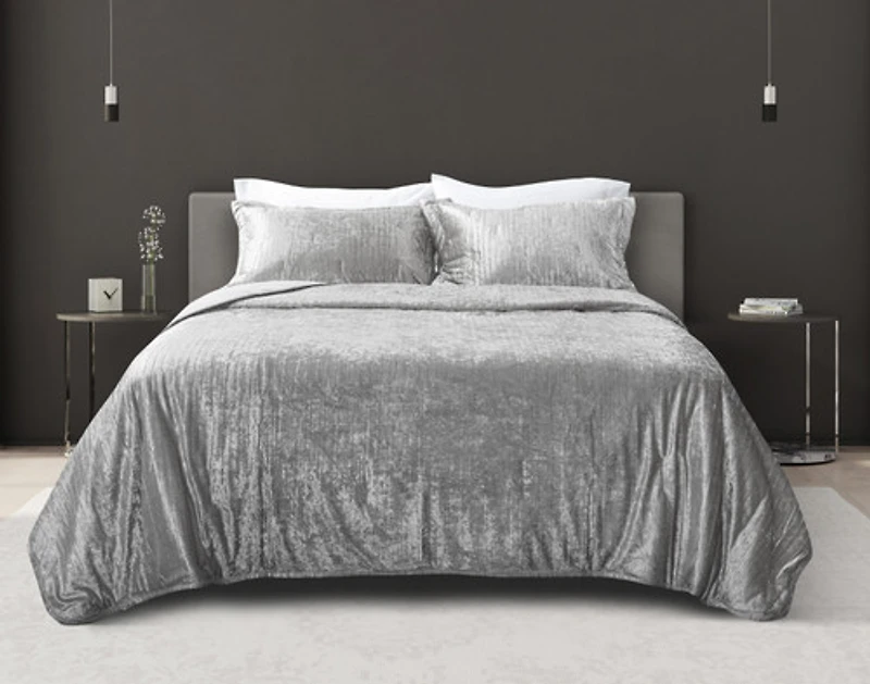 Avalon Quilt Set - Silver