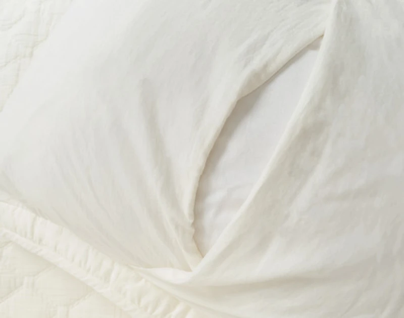 Cavell Quilt Set, Geometric, White, Super King