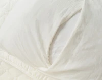 Cavell Quilt Set, Geometric, White, Super King