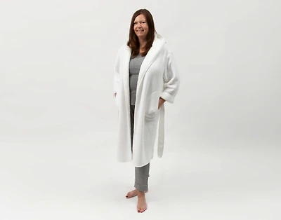 Chenille Sherpa Bathrobe