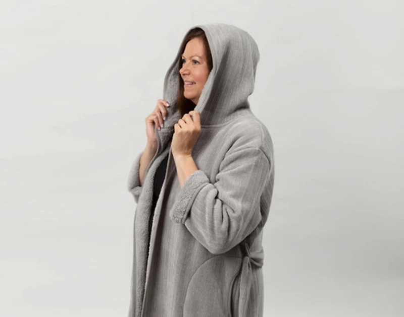 Chenille Sherpa Bathrobe