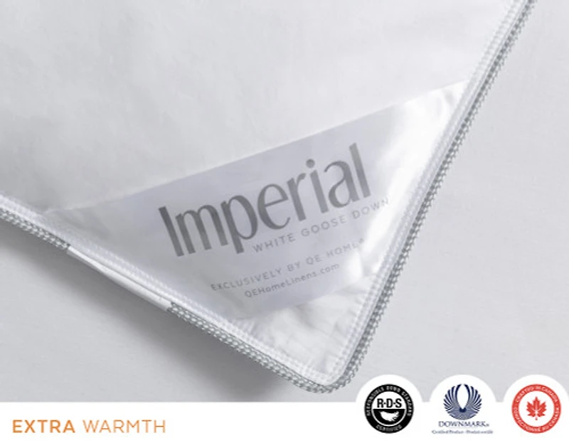 Imperial Hungarian White Goose Down Duvet, Crafted