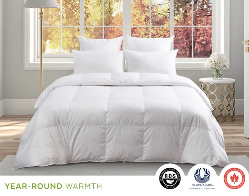 Imperial Hungarian White Goose Down Duvet, Crafted