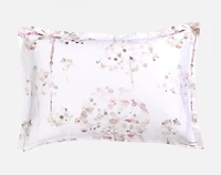 Angelica Pillow Sham, Floral, White, King