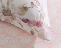 Angelica Pillow Sham, Floral, White, King