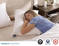 Opula White Down Pillow, Crafted