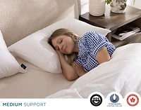 Opula White Down Pillow, Crafted