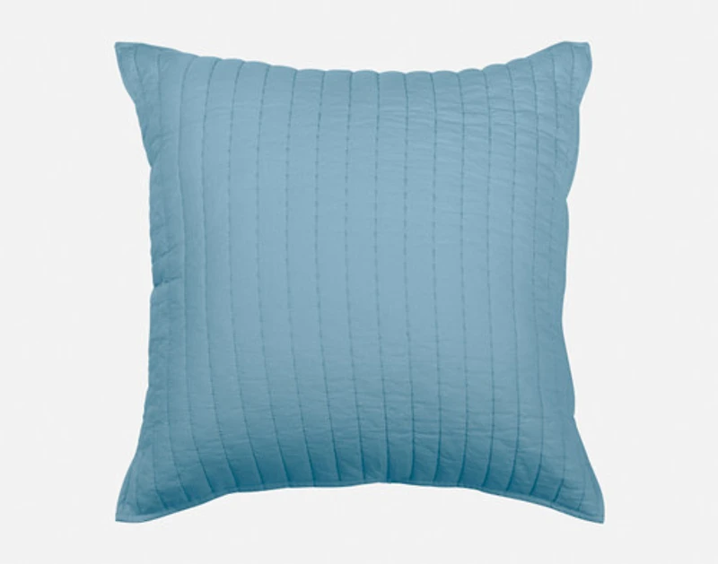 Linen Cotton Euro Sham - Lake