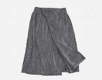 Charcoal Infused Cotton Towel Wrap, Grey