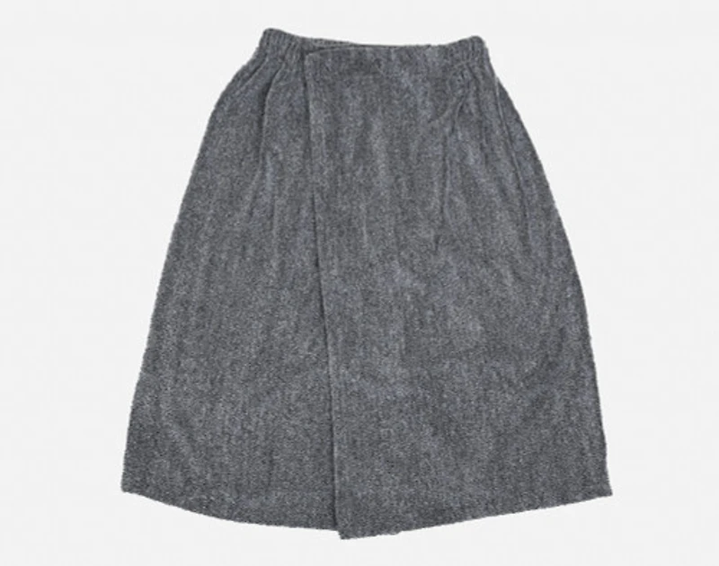 Charcoal Infused Cotton Towel Wrap, Grey
