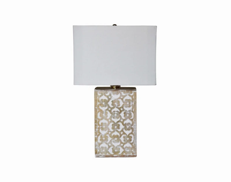 Skye Blossom Table Lamp, Brown