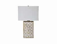 Skye Blossom Table Lamp, Brown