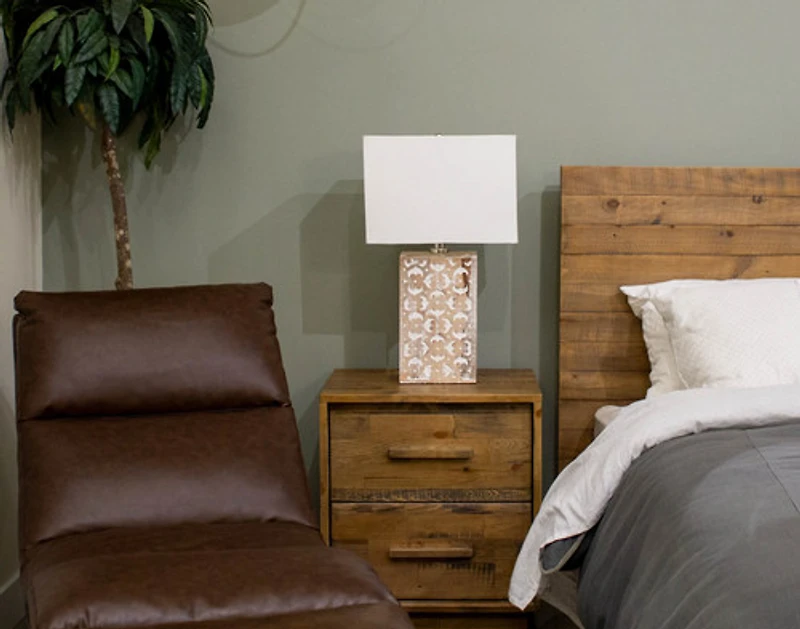 Skye Blossom Table Lamp, Brown