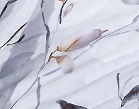 Tamarak Duvet Cover, Bamboo Cotton, Botanical, Purple,