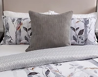 Tamarak Duvet Cover, Bamboo Cotton, Botanical, Purple,