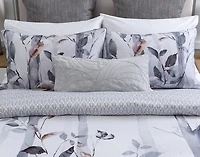 Tamarak Duvet Cover, Bamboo Cotton, Botanical, Purple,