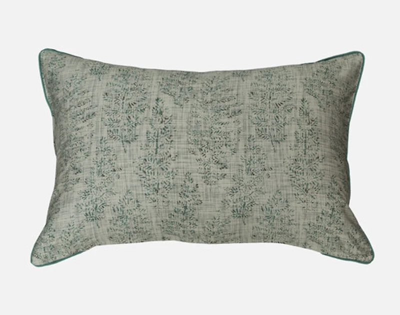 Thistledown Pillow Sham, Botanical, Green,