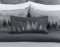 Plateau Duvet Cover, TENCEL Lyocell, Scenic, Grey,