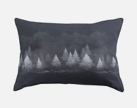Plateau Pillow Sham, Scenic, Grey,
