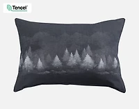 Plateau Pillow Sham, Scenic, Grey,