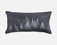 Plateau Boudoir Pillow Cover, Scenic, Grey, 24" x 12"
