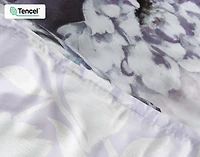 Divine Duvet Cover, TENCEL Lyocell, Floral, White,