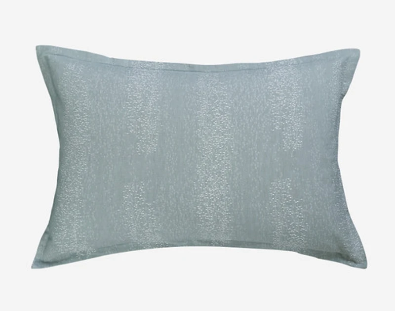 Aquatico Pillow Sham, Geometric, Blue, King