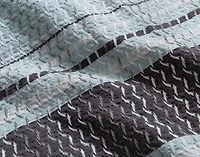 Vilanova Duvet Cover, Cotton, Geometric, Blue, Queen